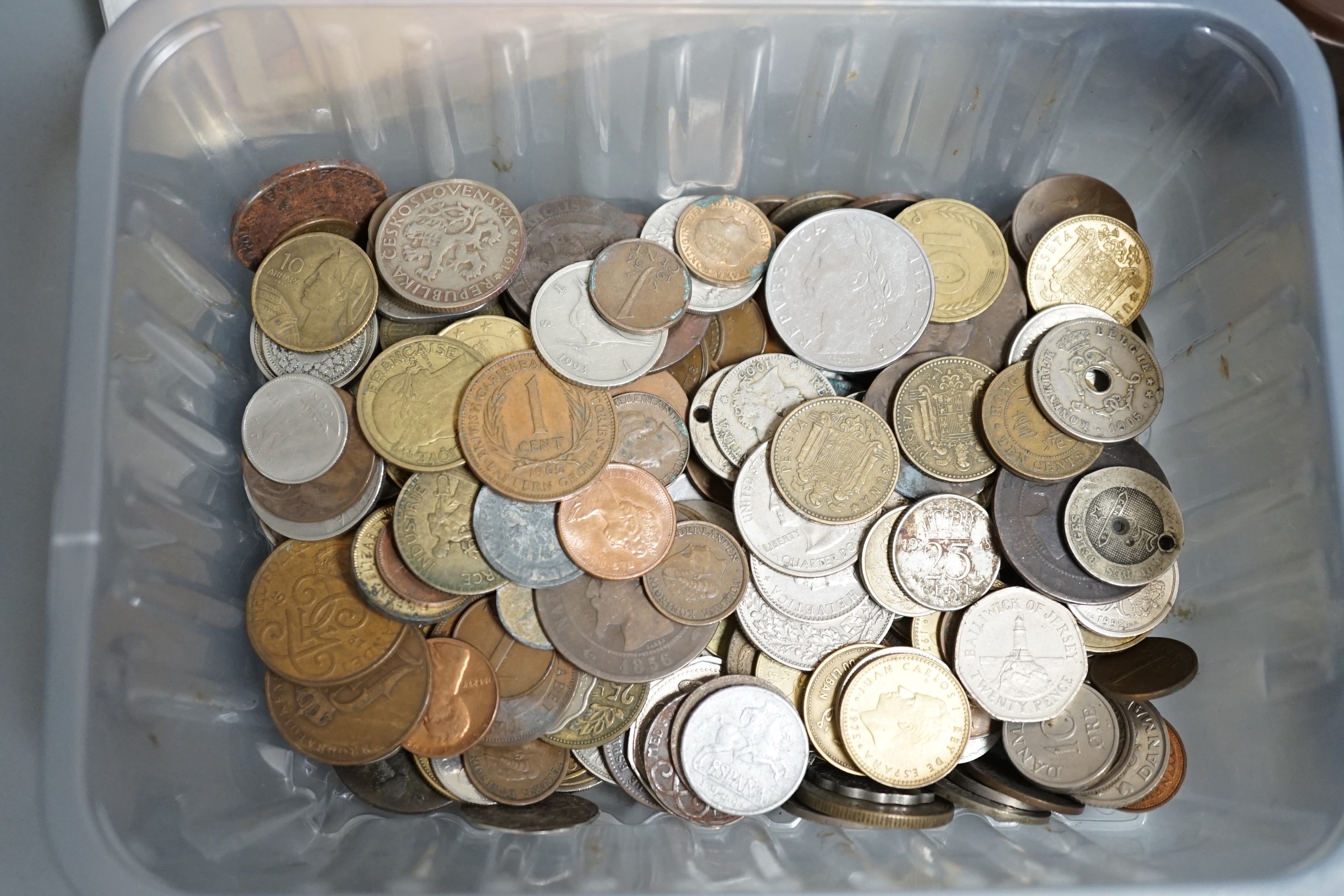 A quantity of coinage and notes